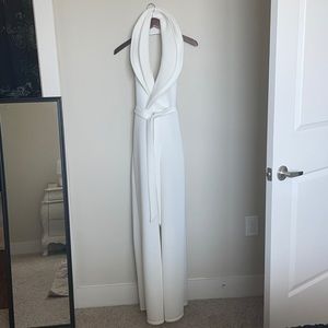 White neoprene jumpsuit